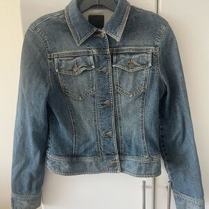 The Limited Black and White Striped Jacket